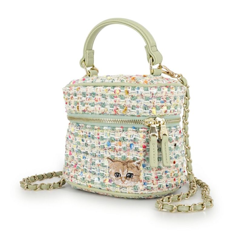 PAUL&JOE ACCESSOIRES バニティバッグ ツイード PJA-B923 レディース