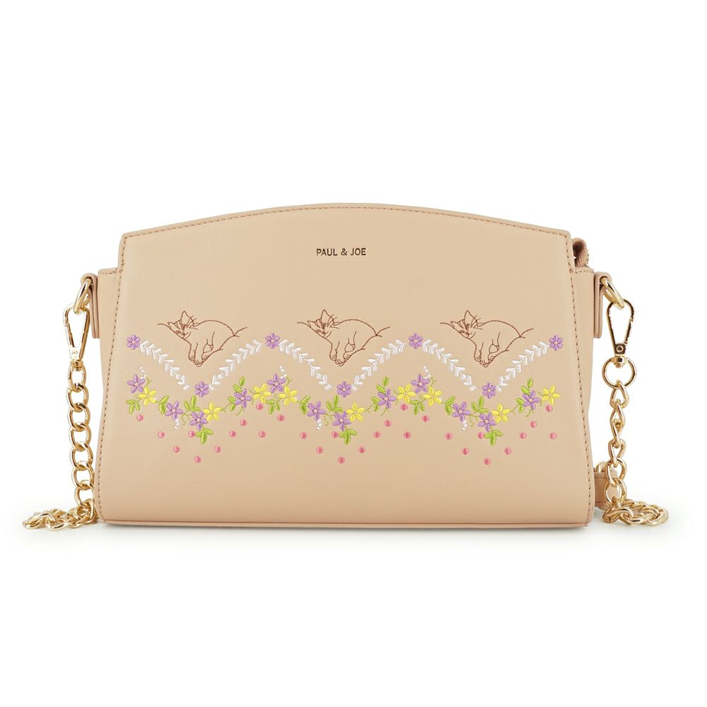 PAUL&JOE ACCESSOIRES ショルダーバッグ キャット刺繍 PJA-B906 レディース