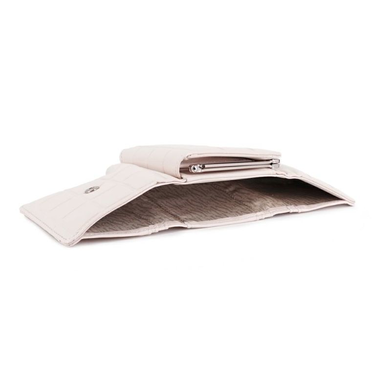 MURUA ムルーア 口金ミニ財布 SQUARE EMBOSS MR-W1172 三つ折り財布