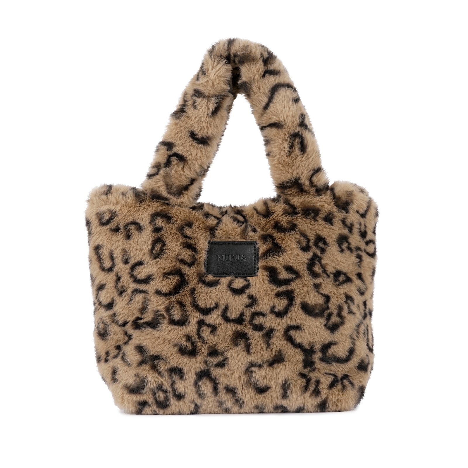 アレキサンダーマーブル　シャドウブルーム　仕切ポーチ付きミニトート　ファー ローズ2Wayキルティングミニトートバッグ/Maison de FLEUR（メゾン ド