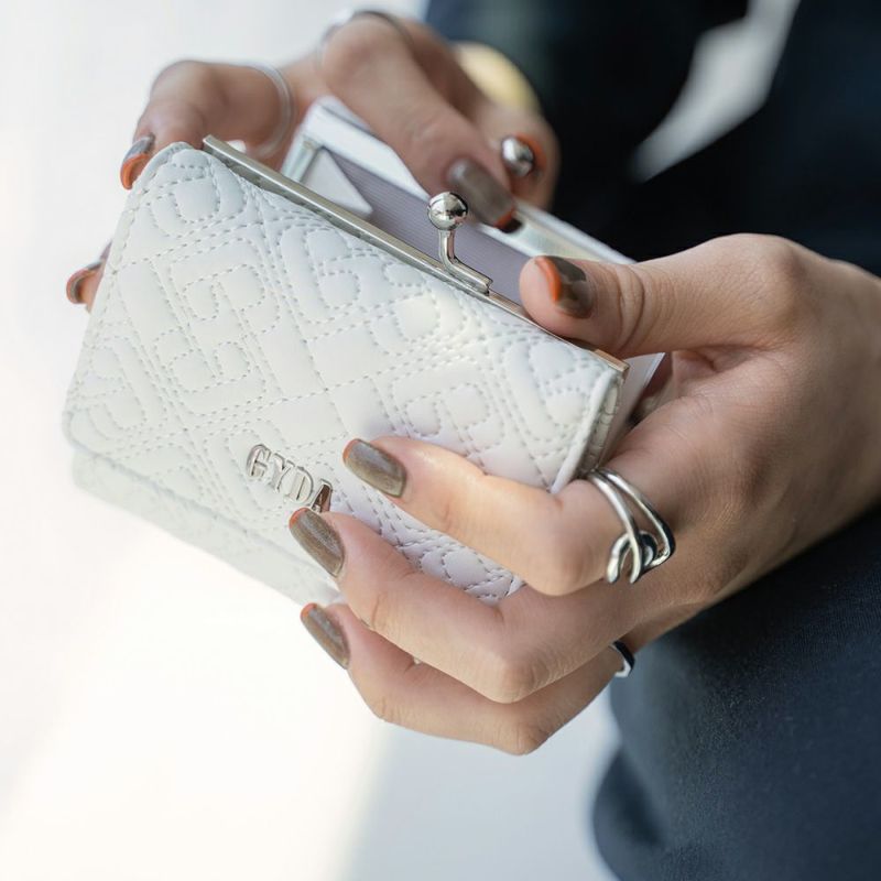 GYDA ジェイダ 口金ミニ財布 GGキルティング GY-W122 三つ折り財布 GYDA ジェイダ 口金ミニ財布 GGキルティング GY-W122 三つ折り財布