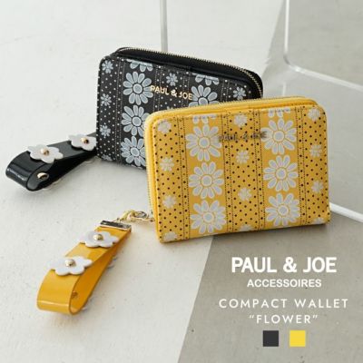 PAUL&JOE ACCESSOIRES ラウンド札入れ フラワープリント PJA-W982