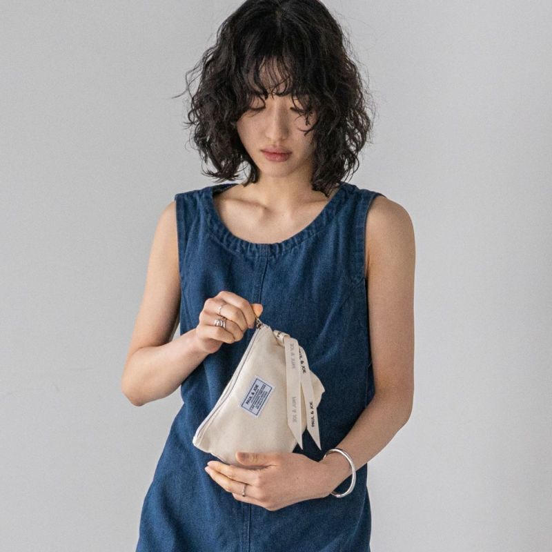 PAUL&JOE ACCESSOIRES ポーチ キャンバス・スリーキャッツ PJA-P1011