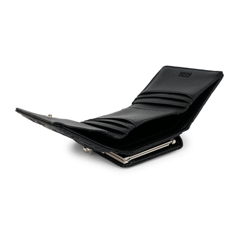 GYDA 口金ミニ財布 EMBOSS GY-W212 三つ折り財布