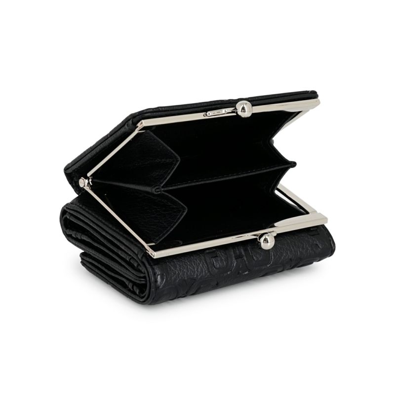 GYDA 口金ミニ財布 EMBOSS GY-W212 三つ折り財布