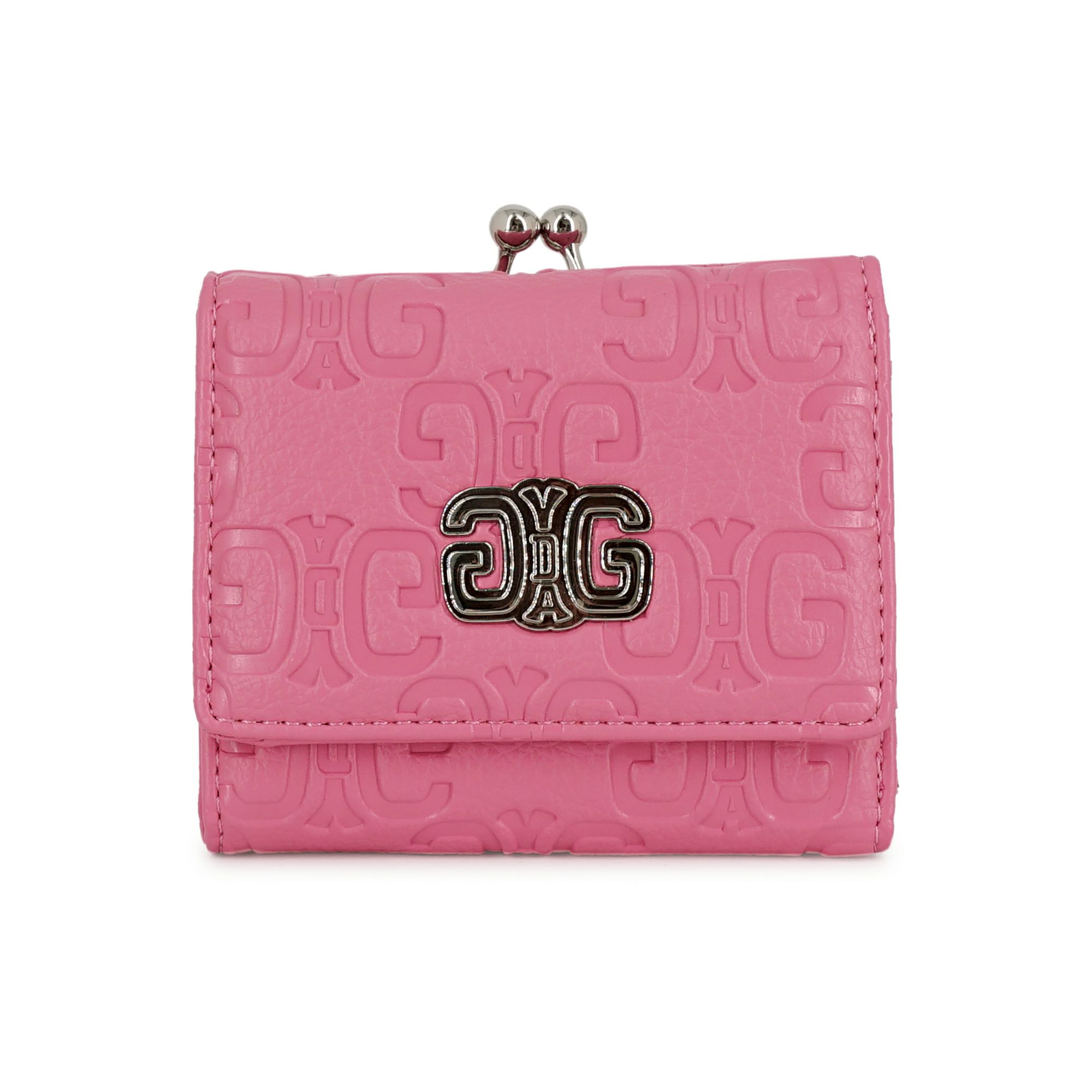 GYDA 口金ミニ財布 EMBOSS GY-W212 三つ折り財布