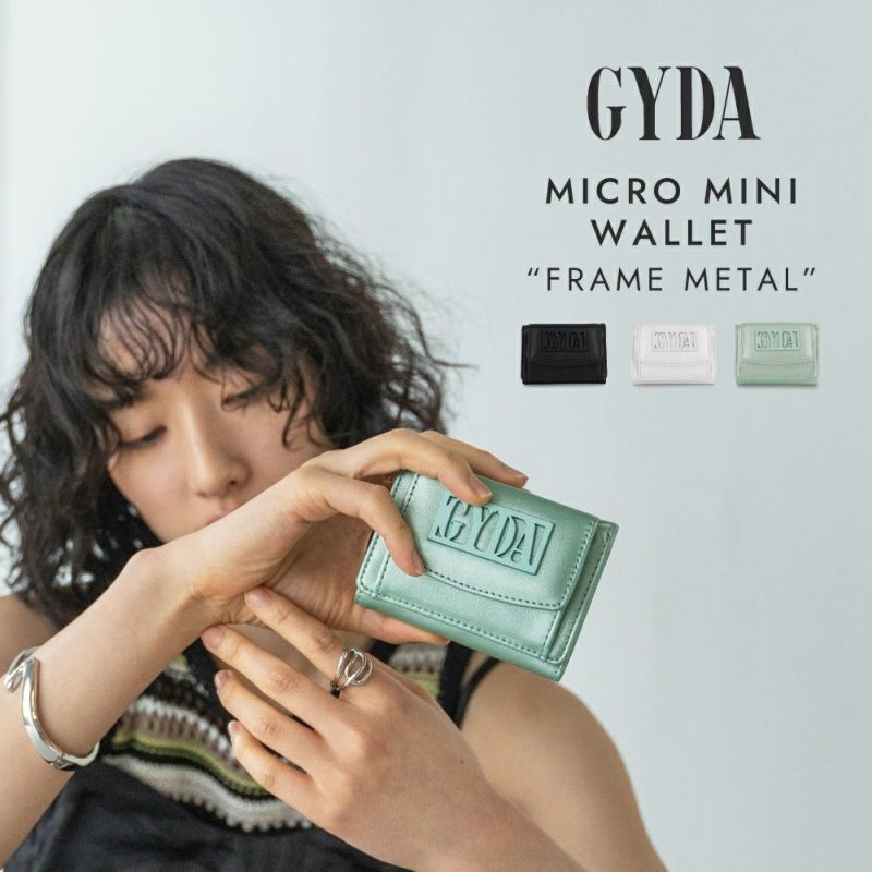 GYDA ジェイダ 口金ミニ財布 FRAME METAL フレームメタル GY GYDA ジェイダ 口金ミニ財布 FRAME METAL フレームメタル GY