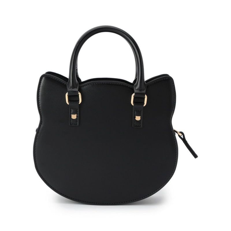 美品 PAUL&JOE 2way クラッチ カゴ ストロー ショルダーバッグ 猫